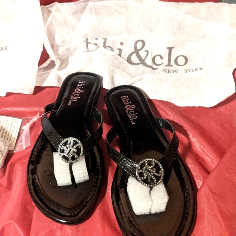 Fibi and Clo Alexandra Sandals Size 6 NWT